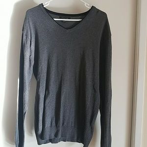 Men's v-neck sweater.